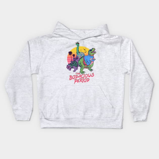 The Bodacious Period Kids Hoodie by Hillary White Rabbit